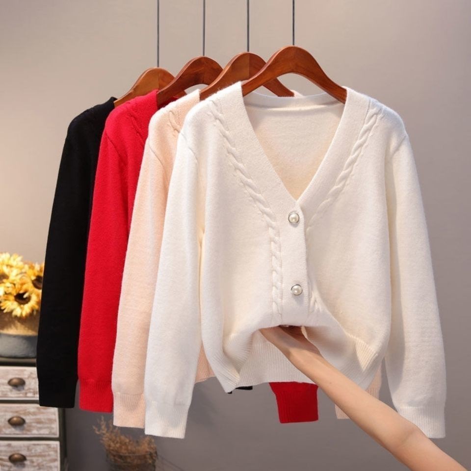 Women's Sweater Cardigan Spring Autumn Casual Loose Knitwear Jackets Female Casual Knitted Cardigan