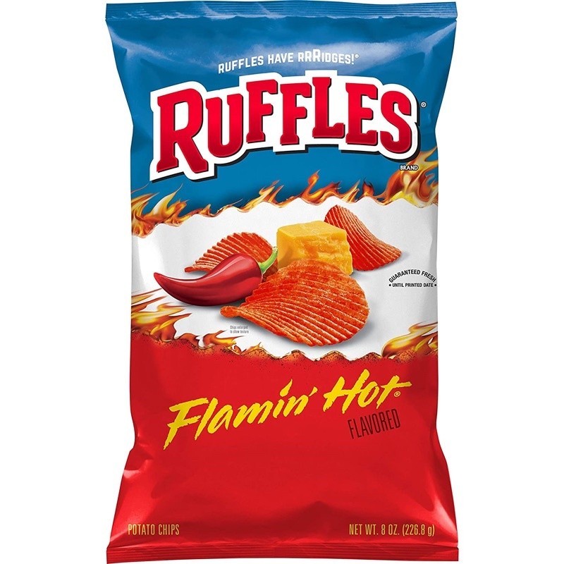 Ruffles Flamin' Hot Potato Chips, 184g