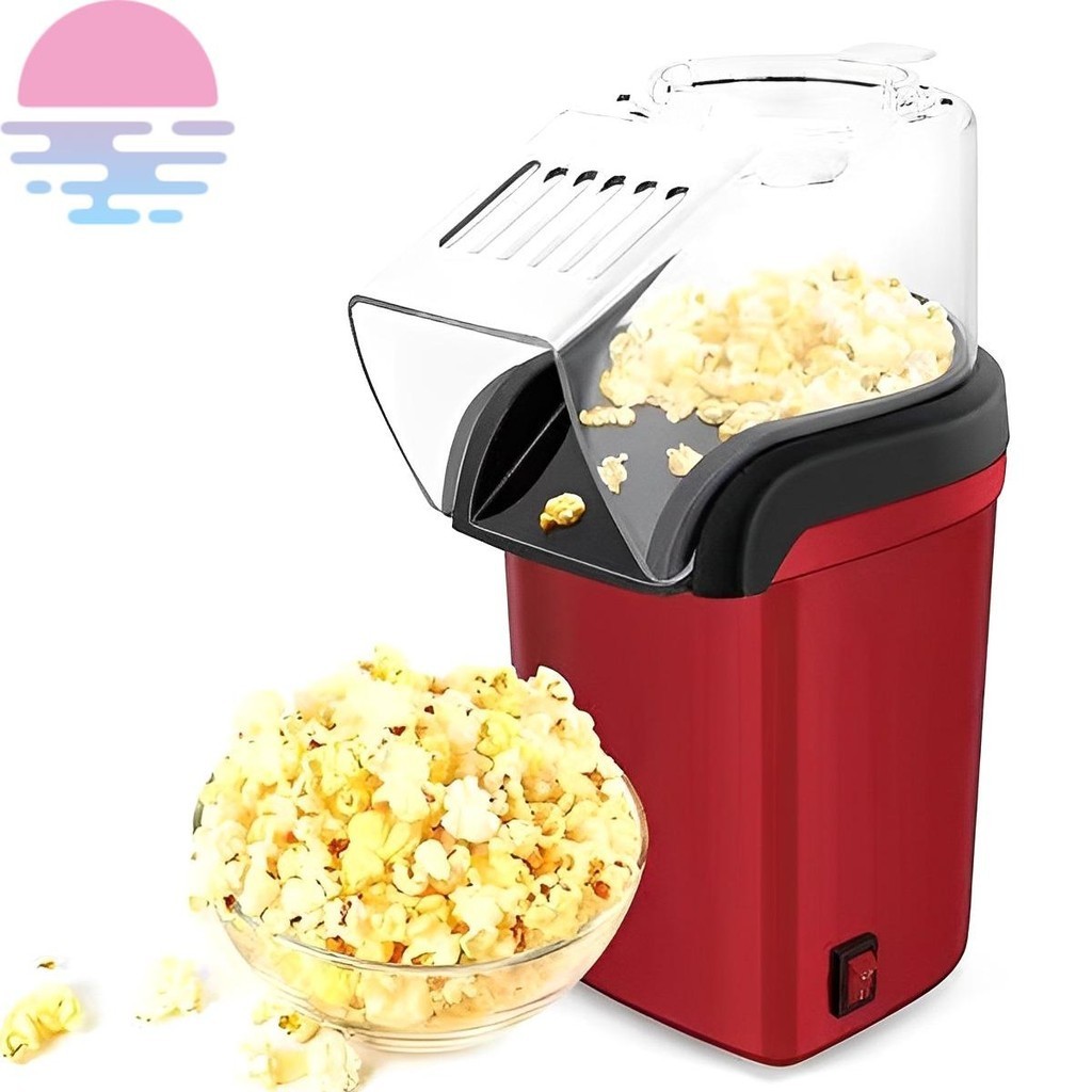 Hot Air Popcorn Popper with Measuring Cup Top Lid Reusable 1200W Popcorn Maker 2 Minute Fast Popcorn Popper Machine SHOPCYC0271