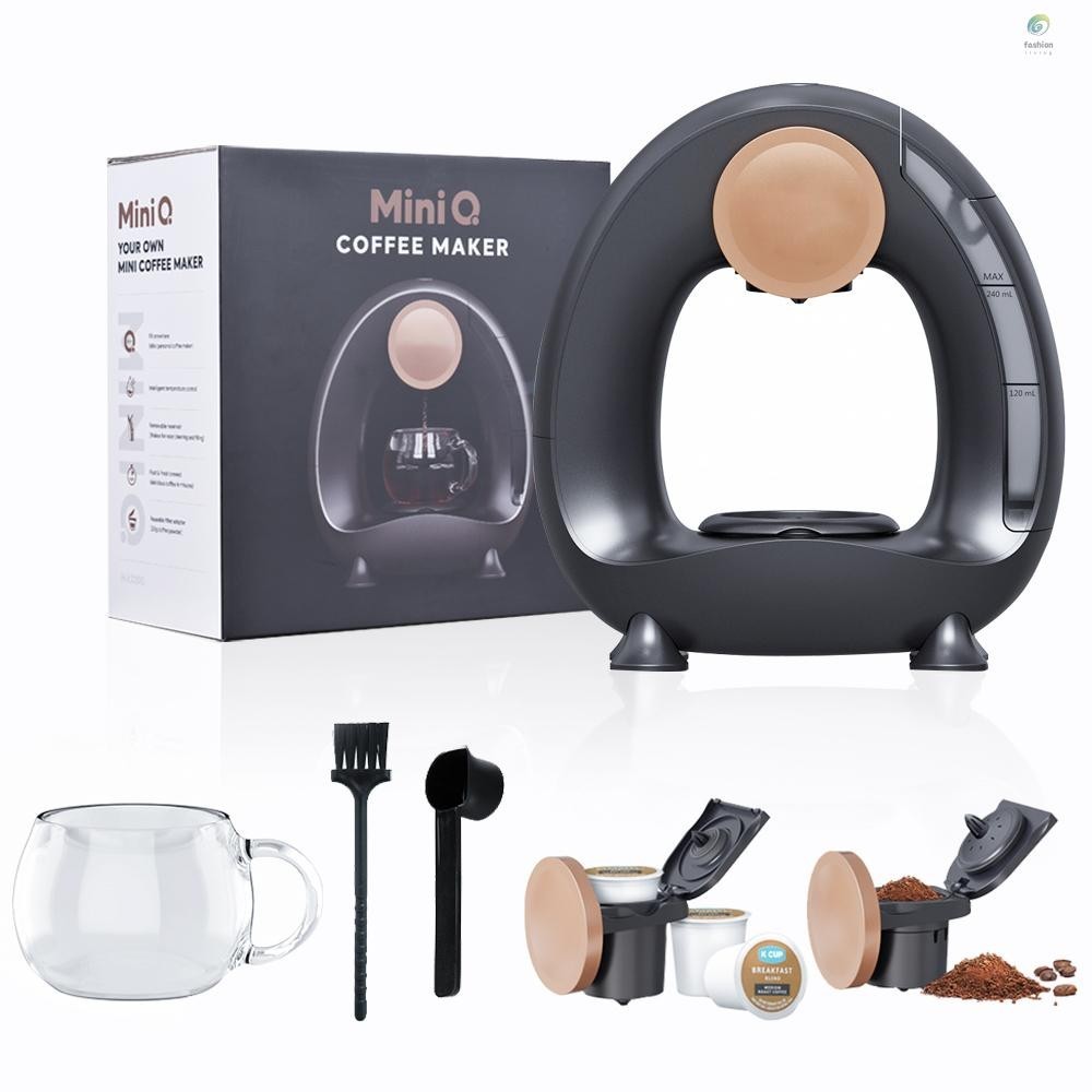 FLM Semi-automatic Coffee Maker for Home 240ml 85 Degrees Constant Temperature 1400W Silent Portable Americano Coffee Maker Machine Brew for Coffee Powder Tea-leaf