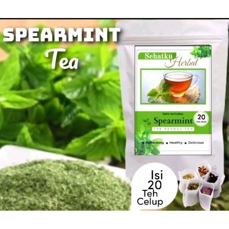 Have Must Spearmint tea / PCOS daun mint isi 20 teh celup & 30 Organic Multi - Image 2
