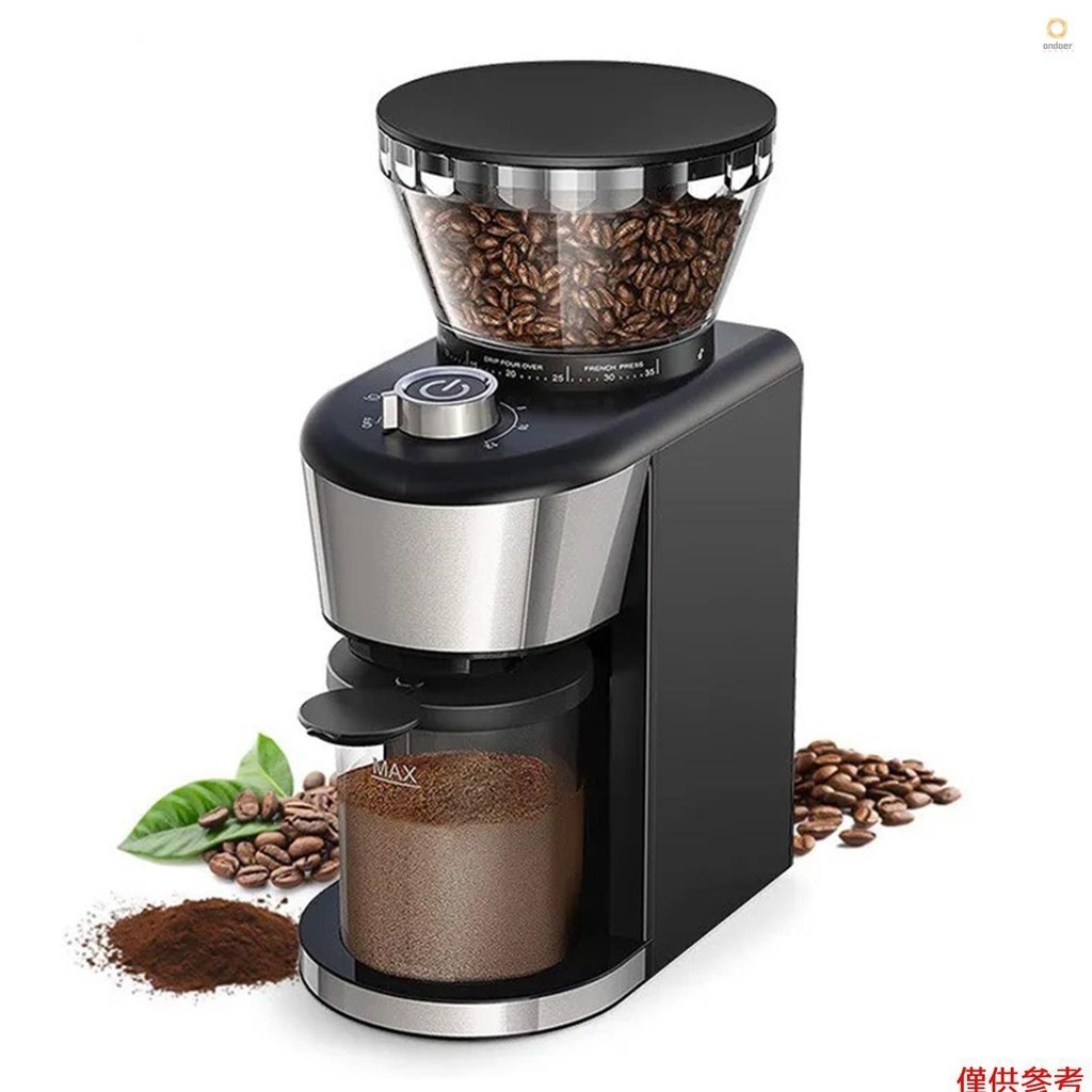 Anti-static Burr Coffee Grinder Adjustable Burr Mill with 35 Grind Settings Electric Coffee Bean Grinder for Espresso/Drip/Pour Over/French Press Coffee Maker