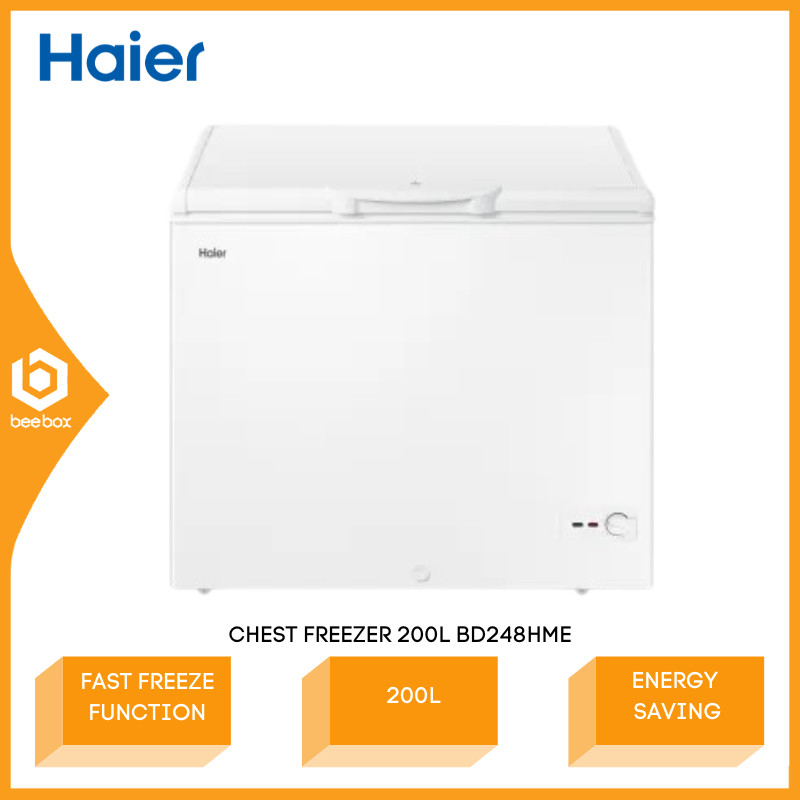 Haier Chest Freezer 200L Energy Saving BD-248HME BD248HME Peti Sejuk Beku