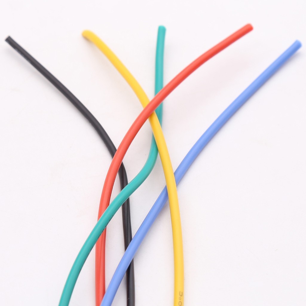 Essential Multi 1 Meter 22AWG Flexible Rubber Silicone Wire Cable 200℃600V Soft MulticoreWire Cables Black White Gr... - Image 4