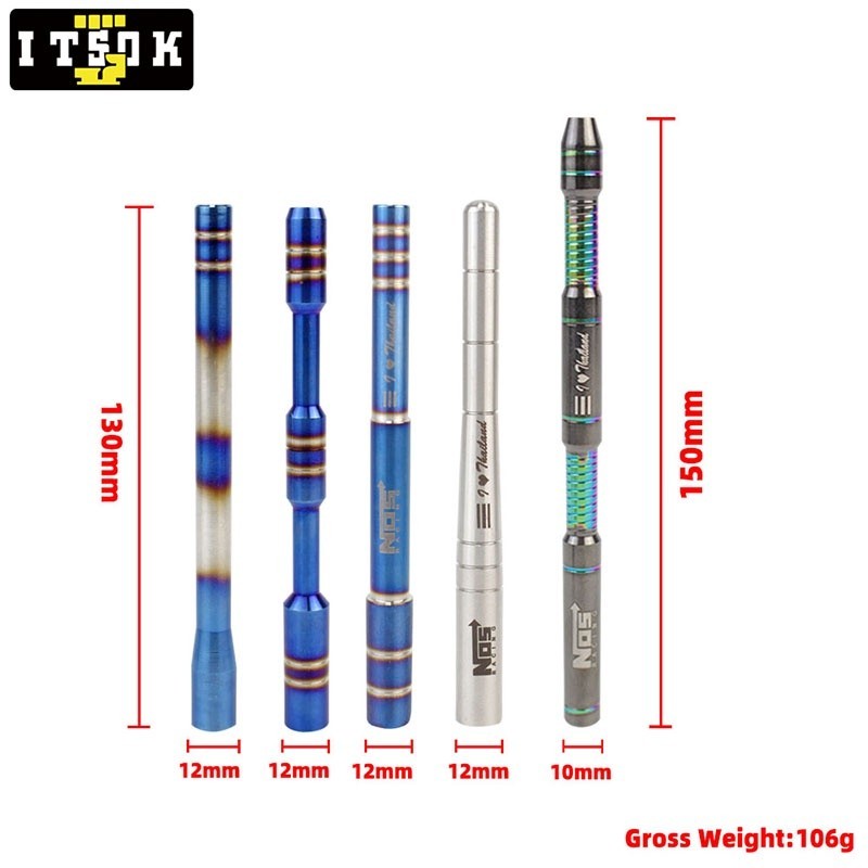 Versatile Have 【ITSOK】New 13cm 15cm Stainless Steel Universal Roof Sports Racing Gold Black Colorful Burnt Blue R... - Image 4