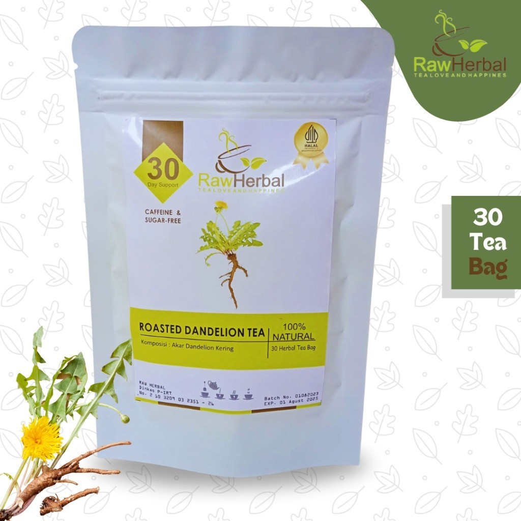 Portable Fashion Roasted Dandelion Root Tea : Super Detox Isi 30 Bag x1 Trendy - Image 4