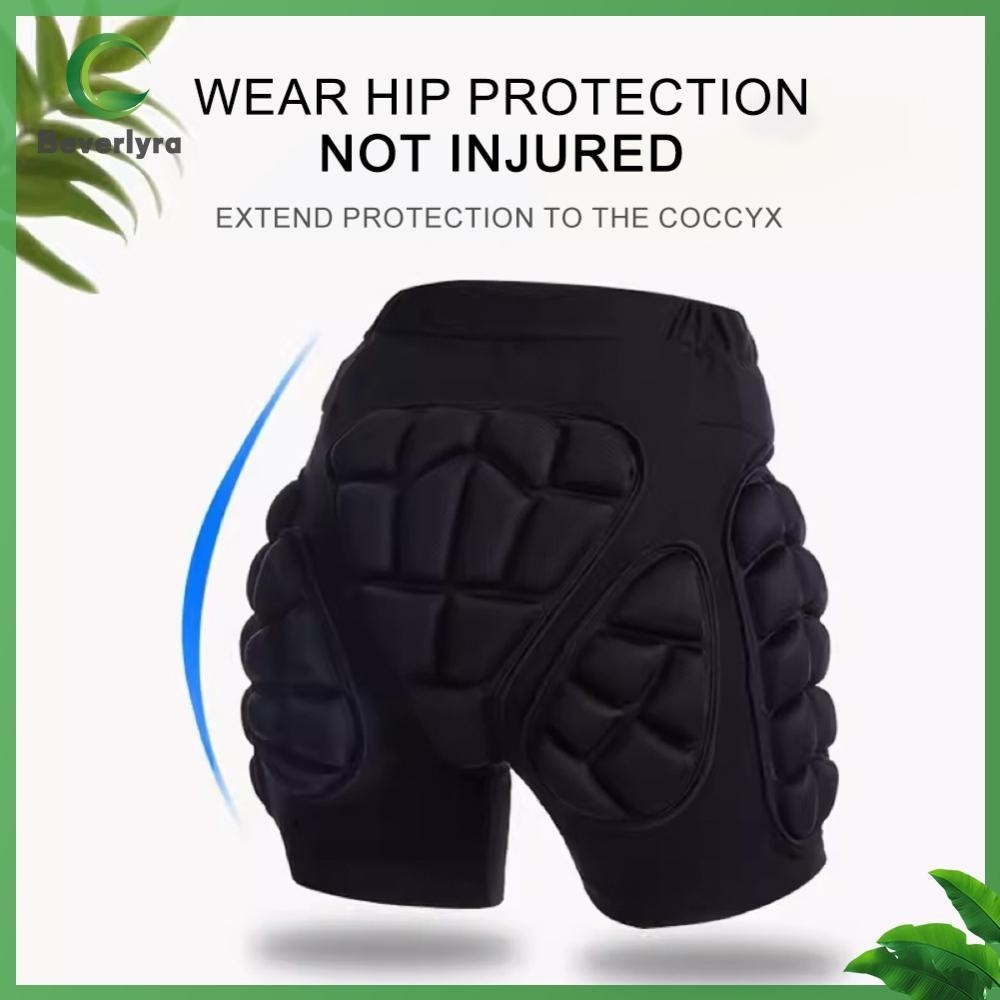 Bv✿ 3D Protective Padded Shorts Breathable Winter Snowboarding Impact Shorts EVA Short Pants Ski Ice Skating Roller Snowboard Gear