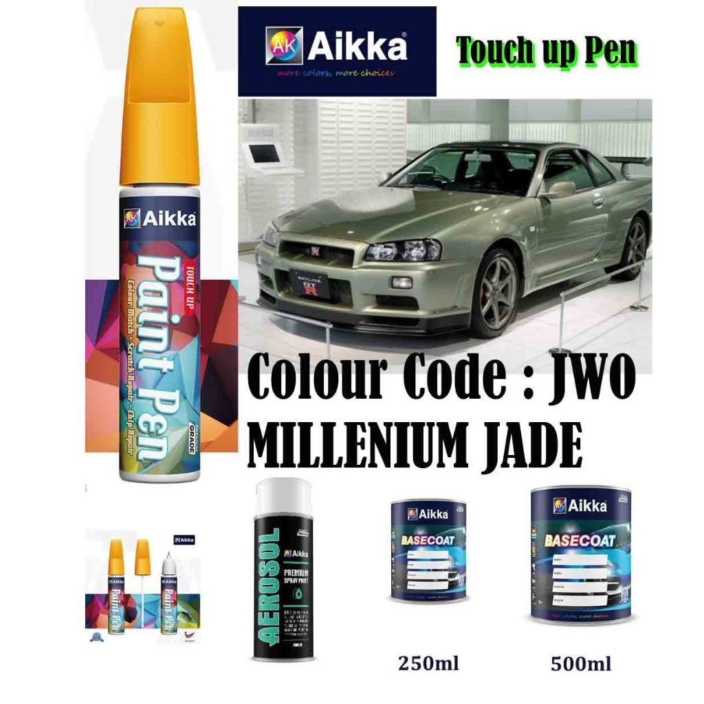 [AIKKA] JW0 / NISSAN MILLENIUM JADE / CAR PAINT / TOUCH UP PAINT / DIY AEROSOL CAT SPRAY TIN / PAINT PRN / AHH