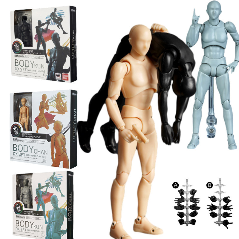 Mannequin SHF Body Kun Hand Drawing Tool Doll Model Movable Joint DM Body Chan Action Figure BJD Doll
