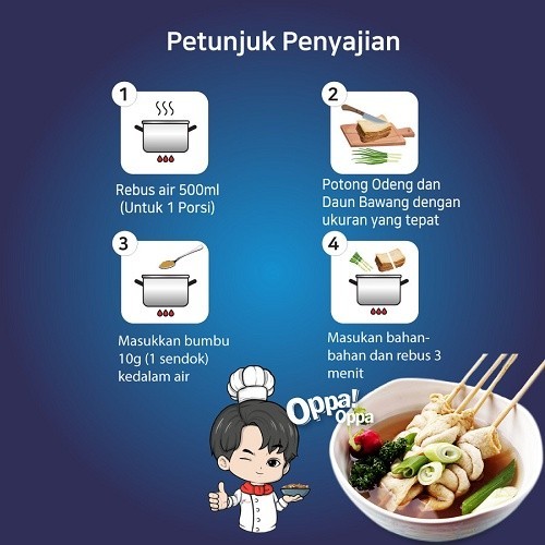 Purpose Have Oden Odeng 3 Lembar Eomuk Korean Fish Cake 100g + Bumbu