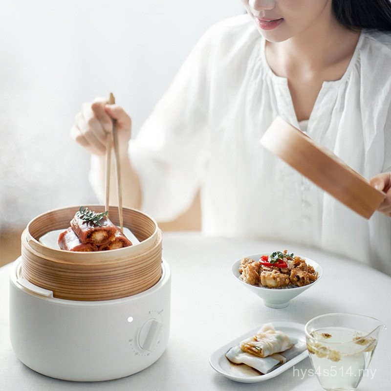 Olayks Instant Bamboo Cage Electric Steamer Household Electric Bamboo Steamer Steamed Bun Xiaolong Baozi Multifunctional Breakfast Machine