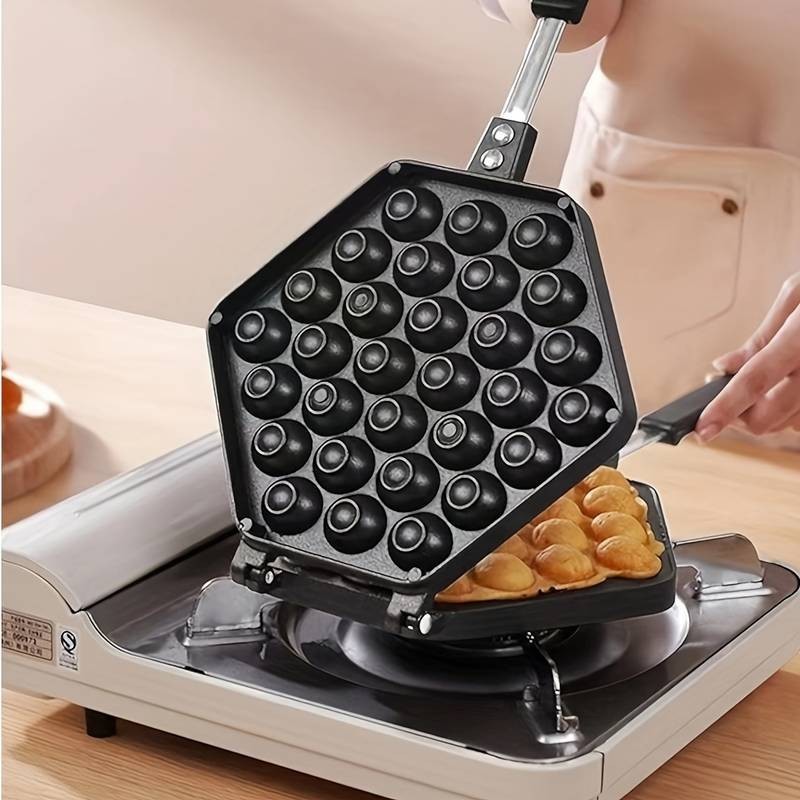 Egg Waffle Mold Egg Waffle Premix Frying Pan Baking Utensils Non-stick Household Tools Baking Egg Waffle Mold