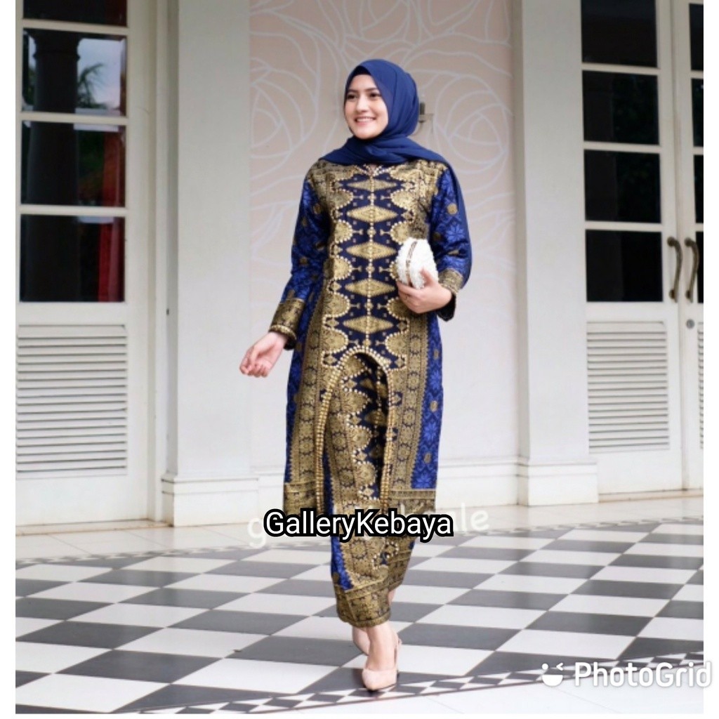 Durable Versatile SETELAN DIANDRA SONGKET KURUNG + ROK BATIK JUPRI RUMAH KEBAYA BANDUNG COUPLE PALEMBANG BANDU Have - Image 3