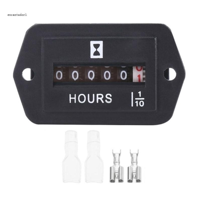 ✿ Mechanical Hour Meter Industrial Accumulating Timer Gauges For Engine Generator
