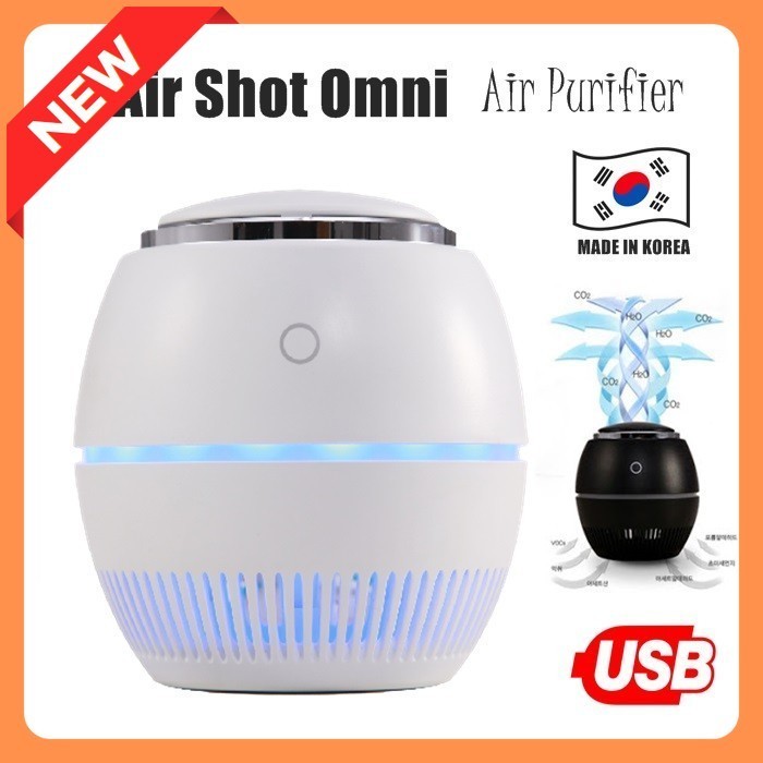 🔥 AIR SHOT Omni Air Purifier Desktop Air Purifier Filter Smokers Allergen Remove 🧡 DSI