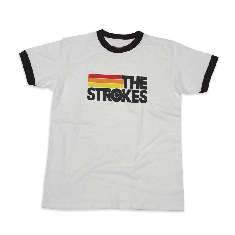 Raya 2023 New States Apparel Printing The Strokes Pattern Short Sleeve T Shirt for Unisex | THE STROKES T-SHIRT