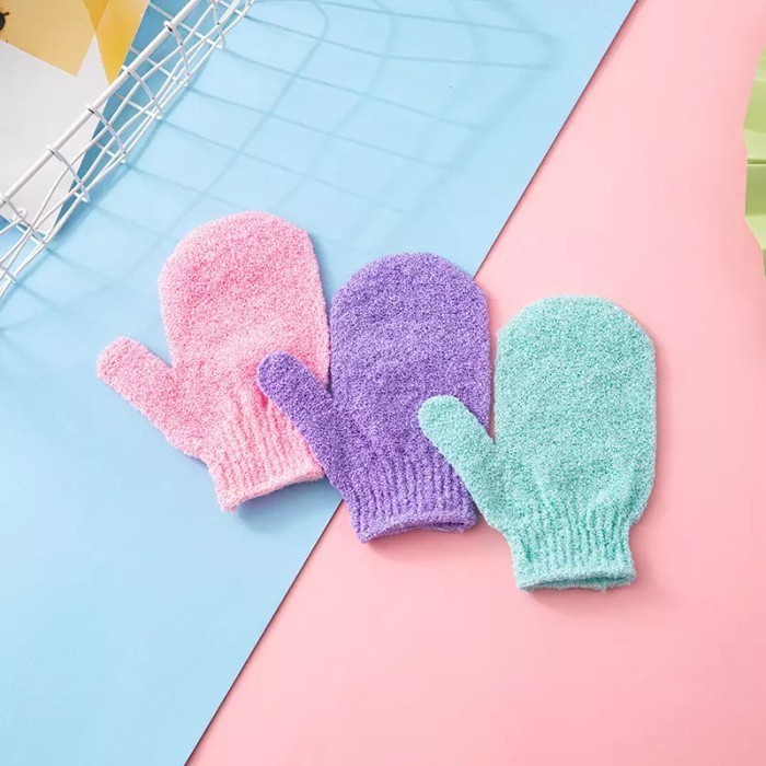 UT-BG09 Bath Scrub Washcloth Soft Polyester Foam Gloves
