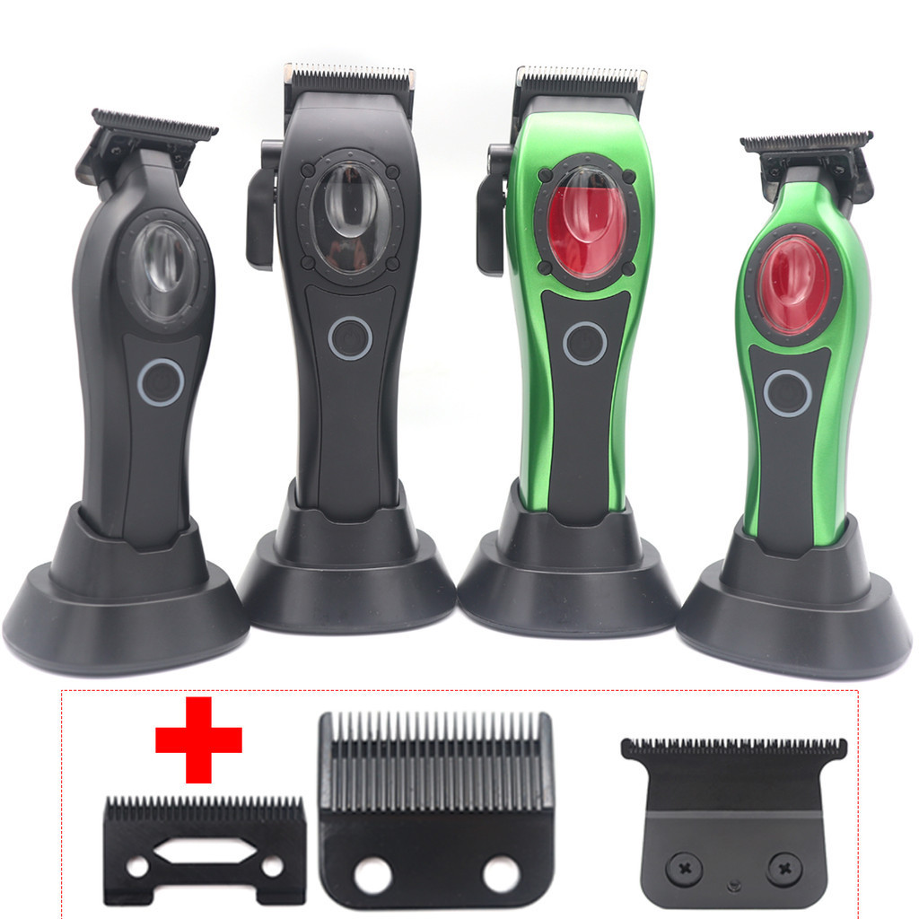 Professional Hair Clipper Kit with DLC Coating, Dock Charger, USB Interface, Cordless, Ergonomic Design - Hair Cutting Machine Kit for Men, Barber Kit, Men's Hair Clipper Trimmer