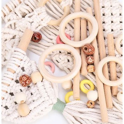 Olingart 60-100mm size mixed Hemu wooden unfinished Ring natural children's toys DIY Organic Eco-friendly jewelry(2818J)
