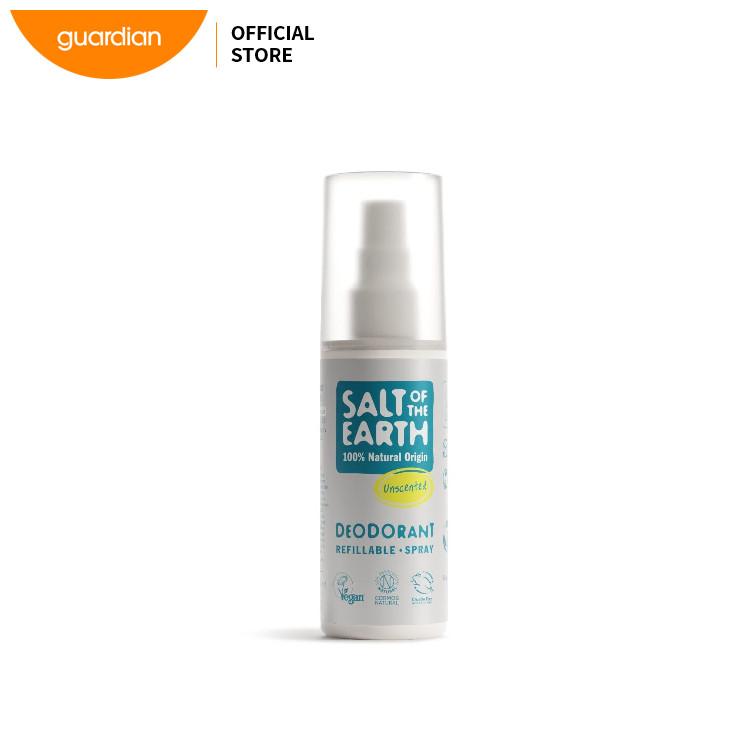 Salt Of The Earth Natural Deodorant Spray Unscented 100ml