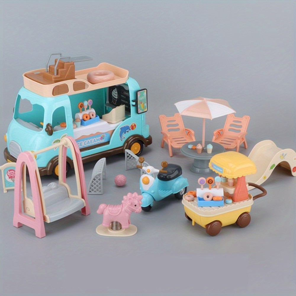 Toys Doll 1:12 Forest Family Montessori Kitchen Compatible Miniature Dollhouse Kitchen Accessories Furniture Pretend Play Gifts