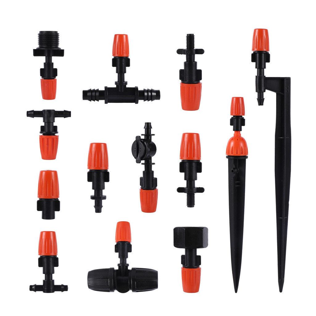 Orange Atomizing Nozzle 360 Degree Garden Adjustable Sprinkler Irrigation Lawn Greenhouse Sprayer