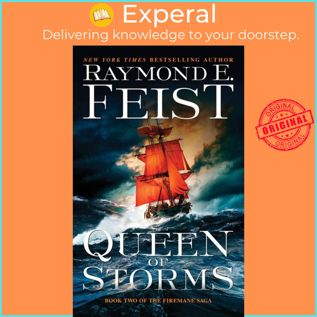 [English - 100% Original] - Queen of Storms - Book Two of The Firemane Saga by Raymond E. Feist (US edition, paperback)