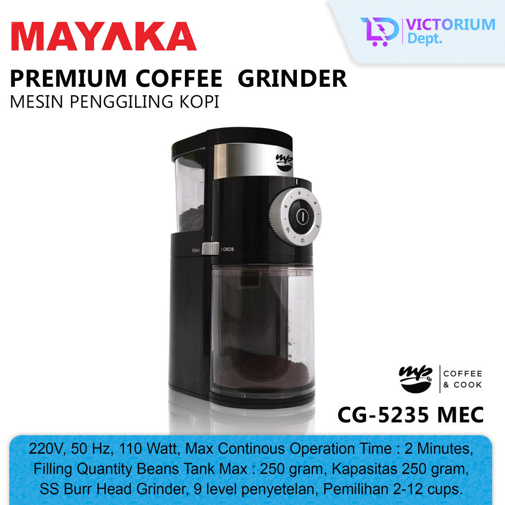 MESIN MAYAKA Premium Coffee Grinder CG 5235 MEC Coffee Grinding Machine