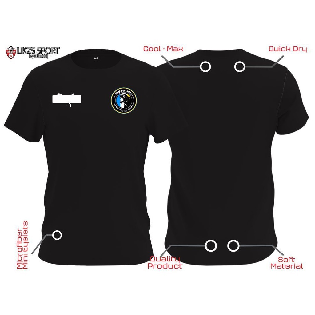 Days Sport Pulau Pinang Fc Pre Match Jersey DX1 Football l Training Player Penang Microfiber Jersi Bola Sepak