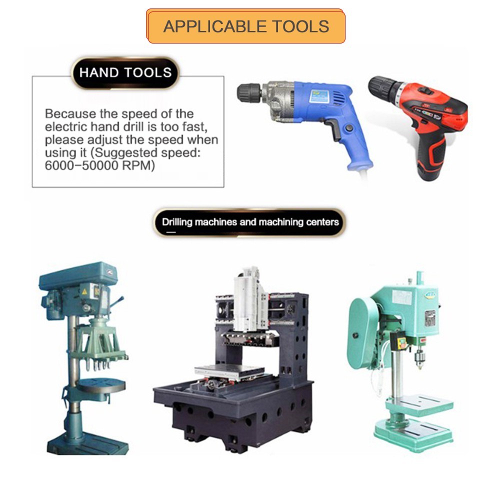 Duty Professional [] 3mm Tungsten Steel Grinding Head Single Double Cut Carbide Burrs Drill Hand Tools - Image 3