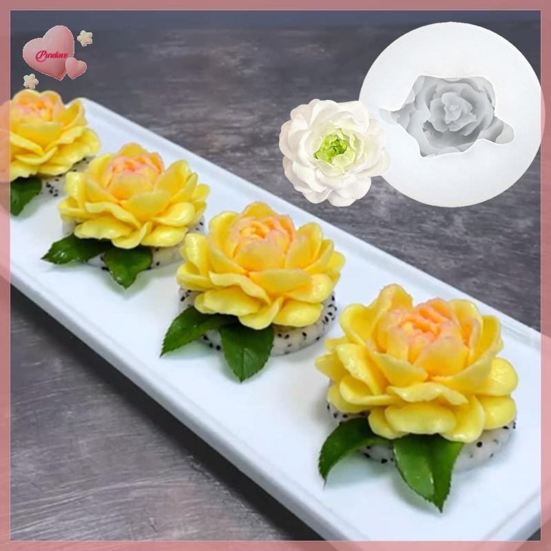 Purelove> 3D Jasmine Flower Silicone Baking Molds Milk Jelly Mold Fondant Chocolate Molds DIY Kitchen Tool Soap Candle Mould Handmade Gift new