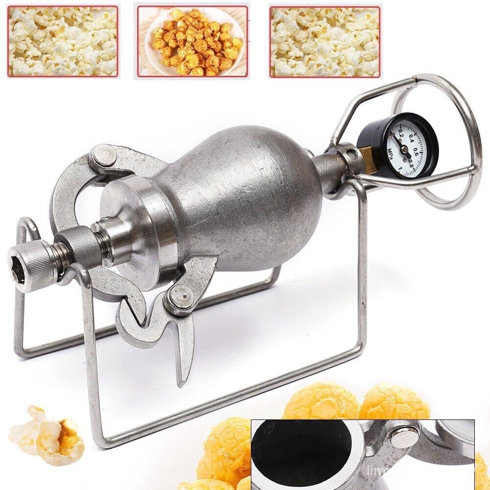 【In stock】Mini Hand-cranked Old Popcorn Machine Popcorn Maker Puffed Rice high pressure cup RXZ4 YXXY