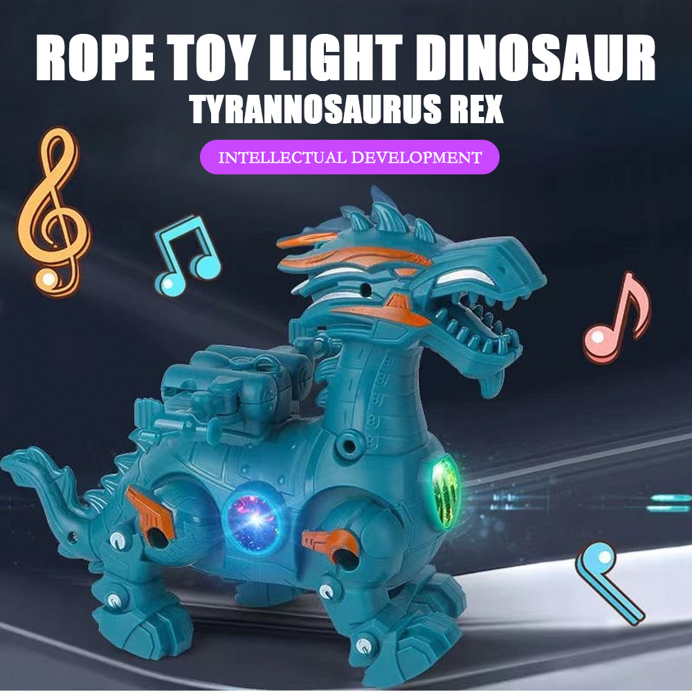 Remote Control Walking Dinosaur  Electric Toy With Sound and Light Realistic Dinosaur Model Toy Mainan Dinosaur Elektrik 电动恐龙玩具