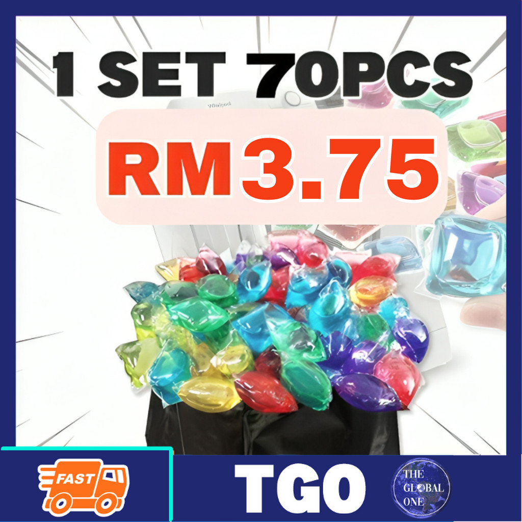 【70PCS】Laundry Ball Detergent Set HARGA BORONG