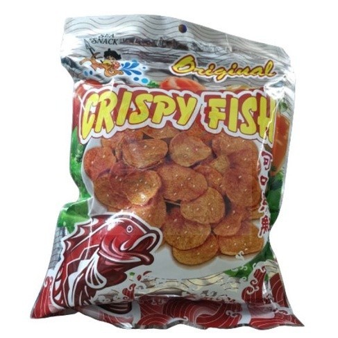 Thailand Sea Snack Original Crispy Fish / Keropok Satay Ikan / 可口鱼稣 120g