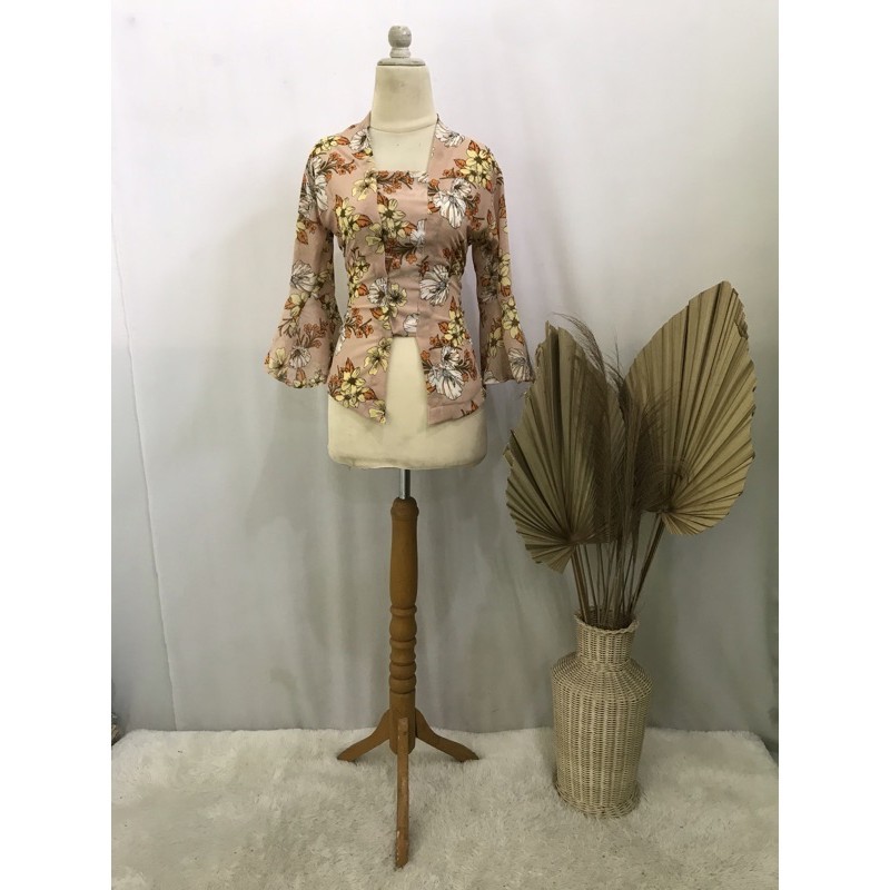 Quality Have Kebaya BALI SIFON TROMPET RUMBAI PRINT || Javanese Blouse Durable Reliable - Image 2