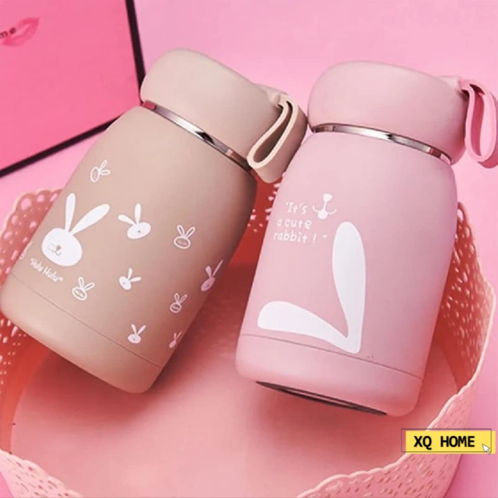 Mini Thermos Cup Female Travel Mug Korean Tumbler Cute Water Cup Simple Thermal Bottles for Water Stainless Steel Fancy