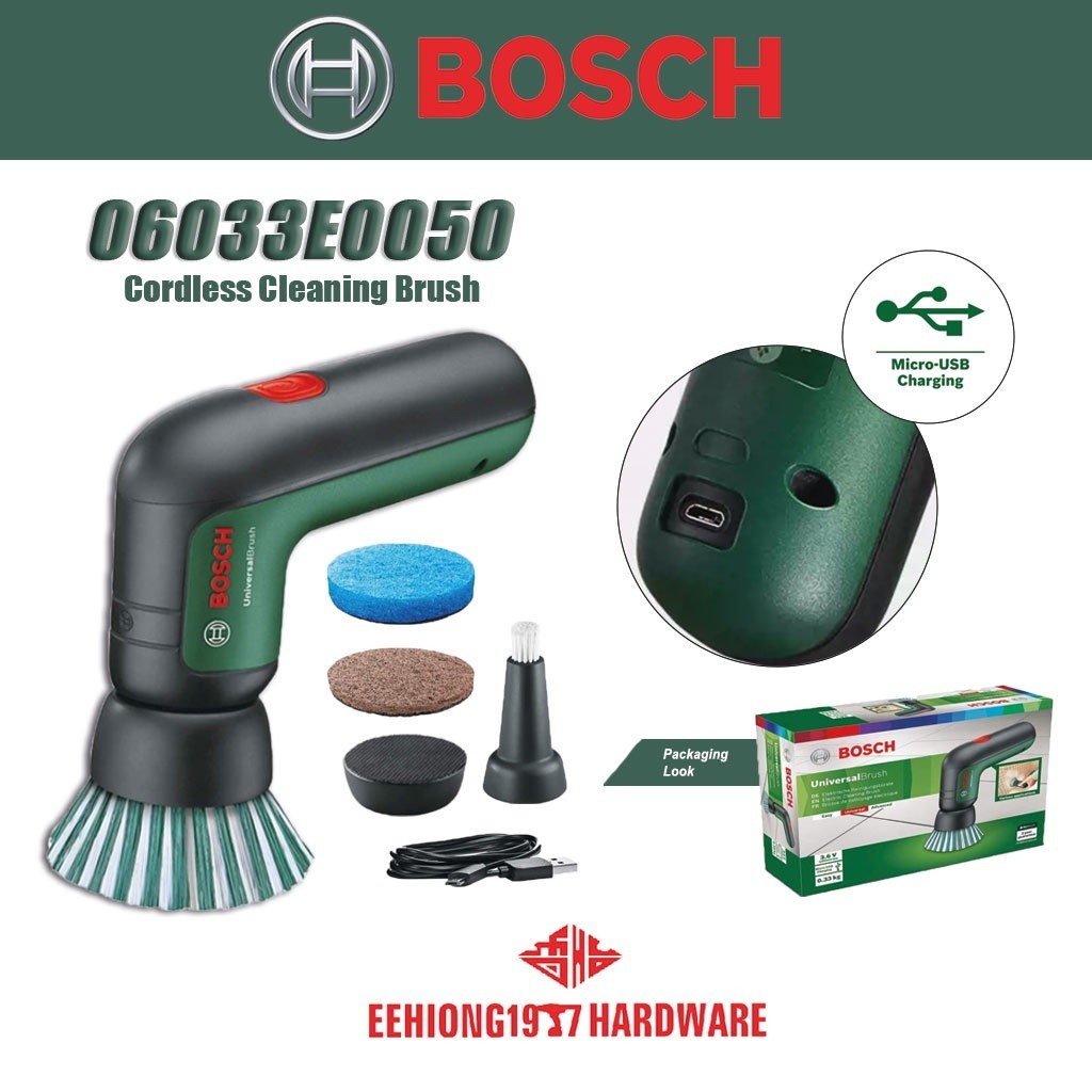 FRESH STOCK ! BOSCH Universal Brush Cleaning Brush Berus 06033E0050 made in hungary