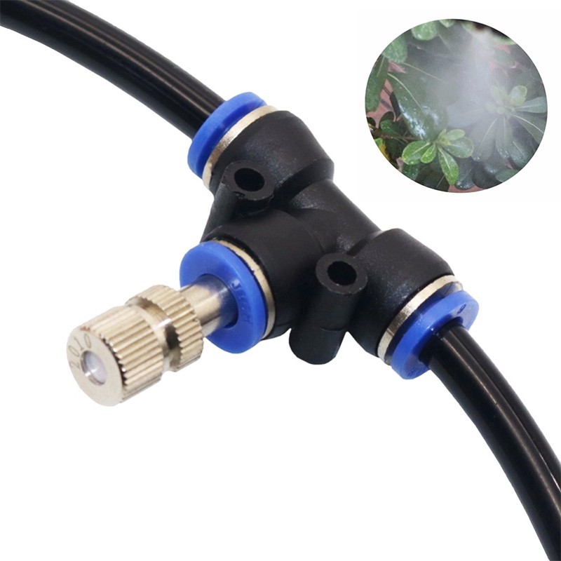 Premium Multi 6mm Slip Lock Quick Connector Atomization Misting Water Fog Mist Nozzle Garden Irrigation 0.2mm 0.3mm 0... - Image 2