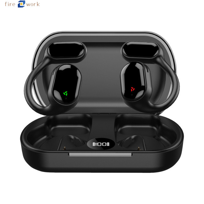 Special Offer!! XG33 Clip-On Open Ear Headphones Air Conduction Headphones Wireless Earphones With Built-in Mic Charging