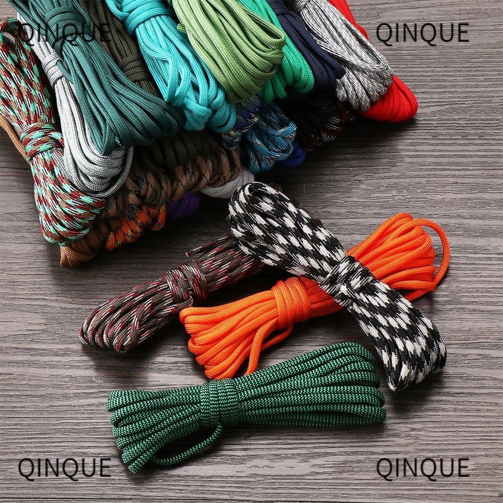 QINJUE 1PC Hot Paracord Cord Rope 5 meters length Lanyard Tent Ropes Parachute Cord High quality Diameter 4mm Hiking Camping Equipment Outdoor Tool Survival kit