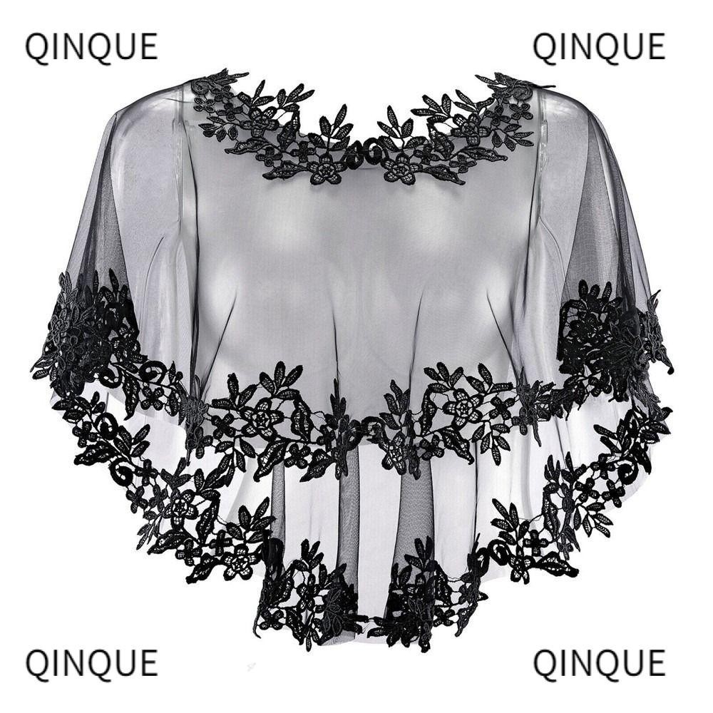 QQIN Lace Shawl Summer Party Casual Evening Dress Shawl