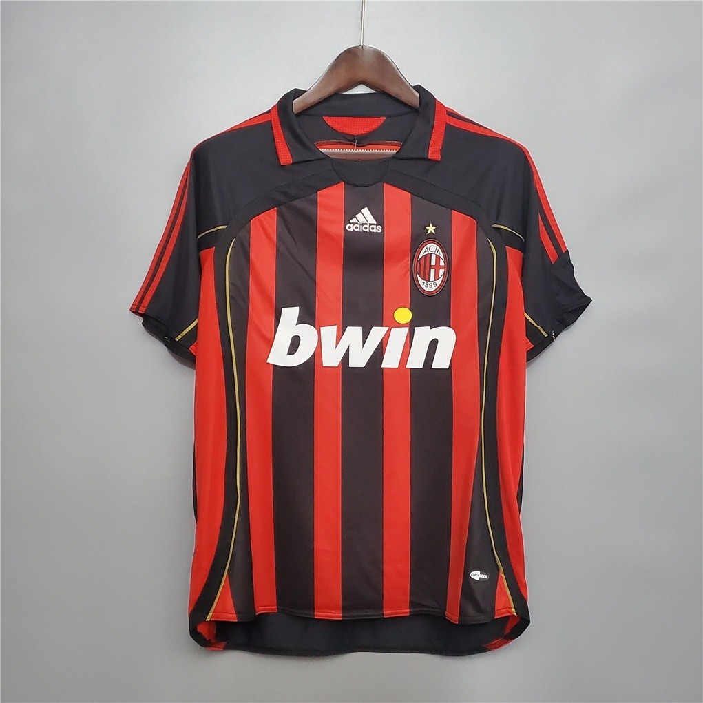 #AM 06-07 Home Retro Soccer Jersey Football #MALDINI #RONALDO #KAKA #INZAGHI