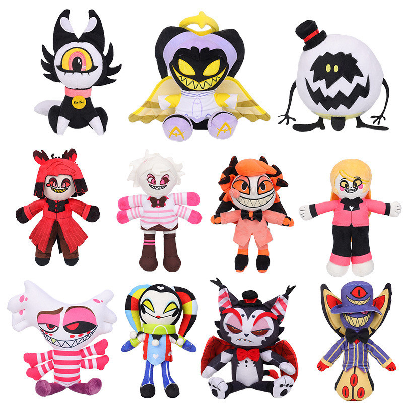 Hazbin hotel hotel Boss Merchandise Doll Gift Hell Inn Clown Plush Toy