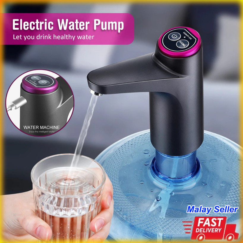 Electric Bottle Spritzer Water Dispenser USB Charging Household Automatic Switch Portable Water Pump Touch Control