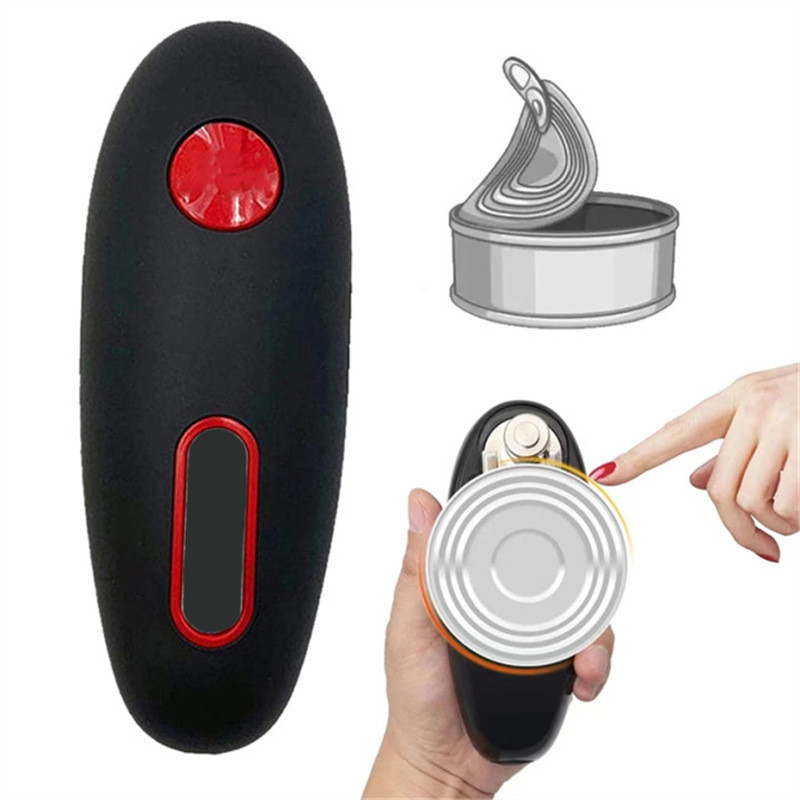 1pcs New Canned Electric Can Opener Fully Automatic Hotel Bottle Opening Artifact Household Kitchenware Essential Small Tools 