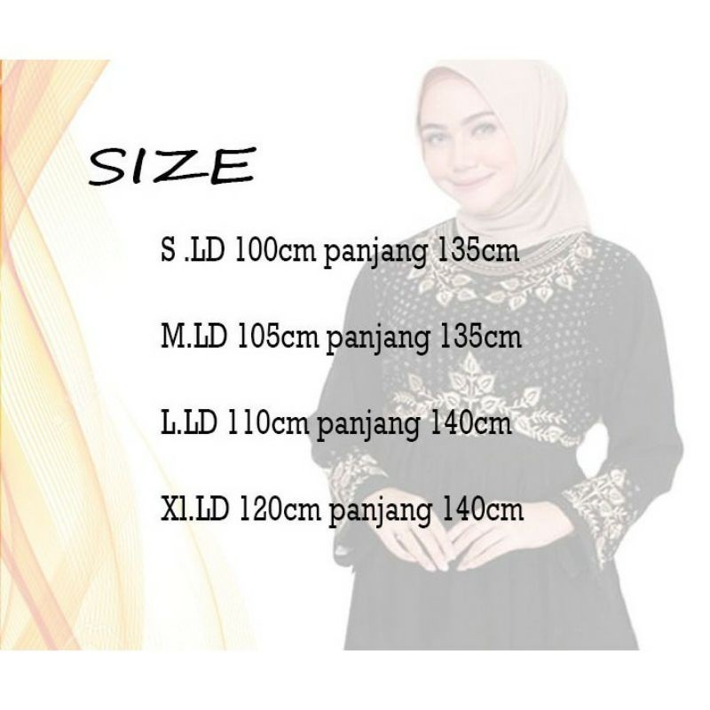 Durable Have HITAM Abaya Black Robe 03 & 1002 turkey muslim Women's Clothing Purpose - Image 5