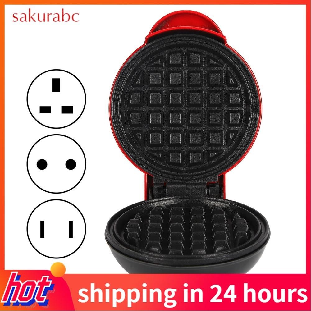 Waffle Machine  Quick Electric Breakfast Maker with Stylish Design for Make Panini Hash Browns Biscuits Pizza Family