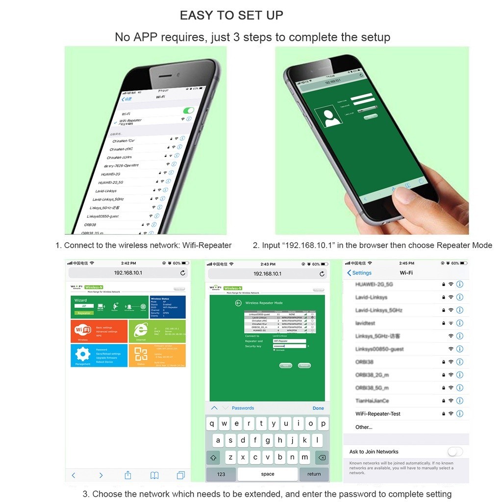 Essential Reliable Mini USB WiFi Repeater Dual Antenna Extender 300Mbps Signal Durable - Image 3