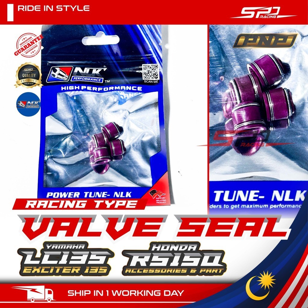 LC RS Racing Valve Seal I Purple NLK Performance For HONDA RS150 I YAMAHA LC135